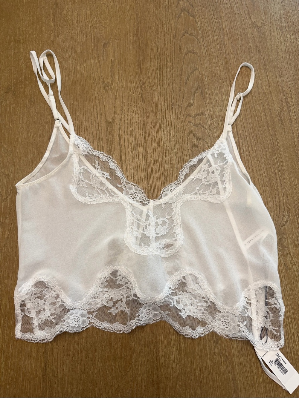 Kat The Label Harley Camisole in Ivory, Small - Picture 3 of 5